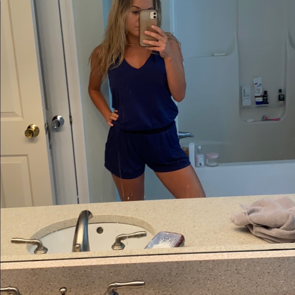 Adorable blue romper
